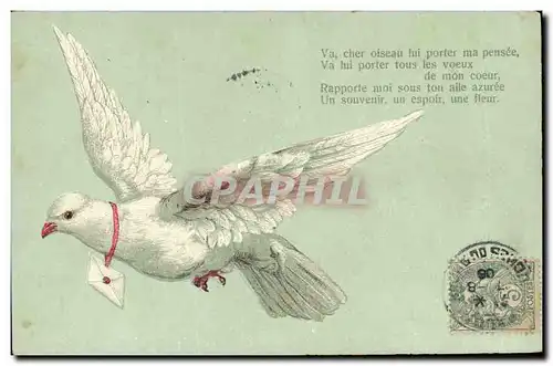 Cartes postales Fantaisie Oiseau