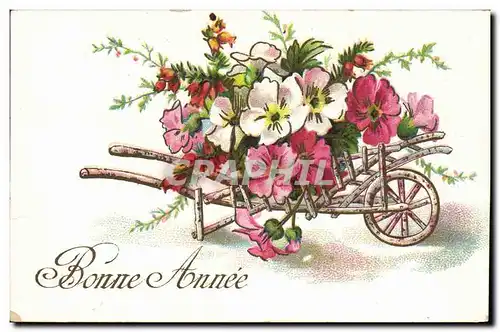 Cartes postales Fantaisie Fleurs