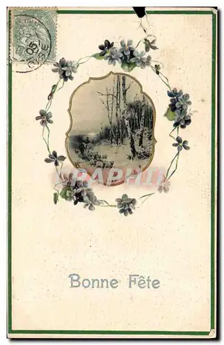 Cartes postales Fantaisie Fleurs