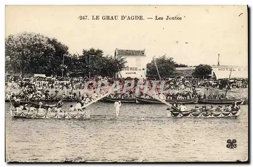 Cartes postales Le Grau d&#39Agde Les joutes