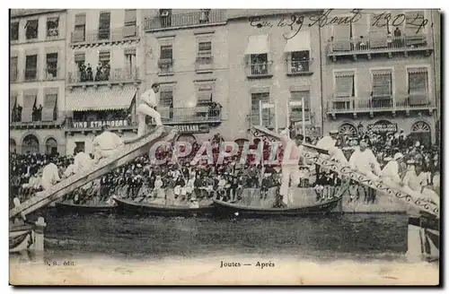 Cartes postales Cette Les joutes Apres