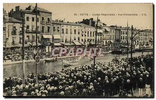 Cartes postales Cette Joutes regionales Vue d&#39ensemble