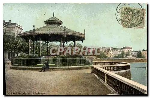 Cartes postales Kiosque St Raphael Pavillon de la musique