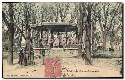 Cartes postales Albi Le Kiosque et le jardin national