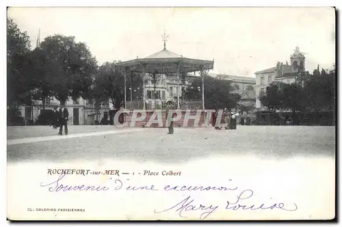 Ansichtskarte AK Kiosque Rochefort sur Mer Place Colbert