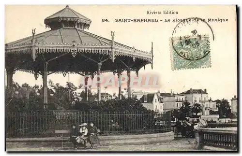 Cartes postales Kiosque de la musique Saint Raphael