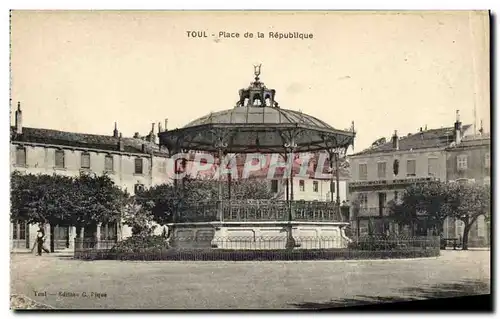 Ansichtskarte AK Kiosque Toul Place de la Republique