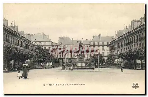 Ansichtskarte AK Kiosque Nantes Le cours Cambronne