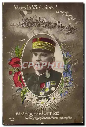 Cartes postales Militaria General Joffre