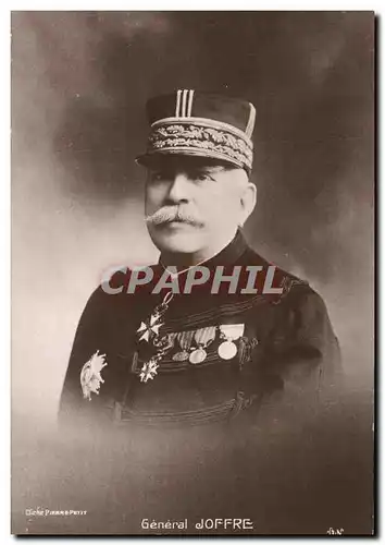 Cartes postales Militaria General Joffre Generalissime