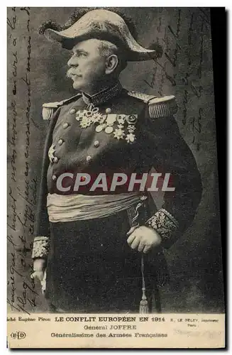 Cartes postales Militaria Le General Joffre