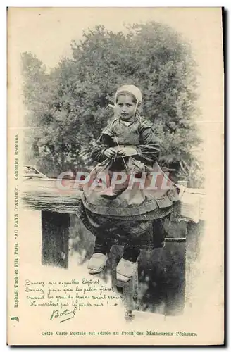 Cartes postales Folklore Botrel Enfant