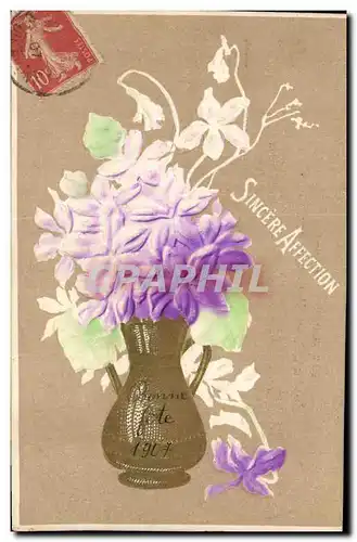 Cartes postales Fantaisie Fleurs