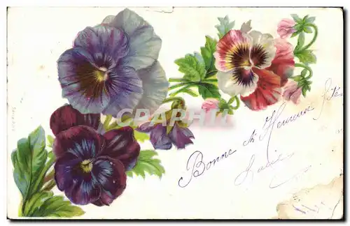 Cartes postales Fantaisie Fleurs