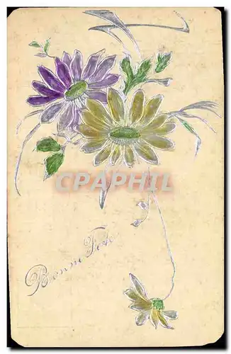 Cartes postales Fantaisie Fleurs