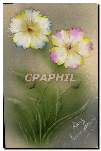 Cartes postales Fantaisie Fleurs