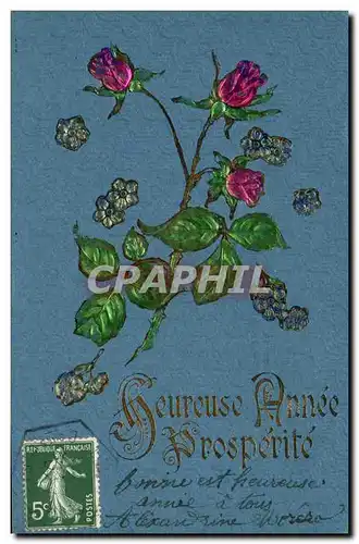 Cartes postales Fantaisie Fleurs