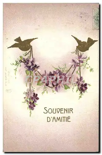 Cartes postales Fantaisie Fleurs