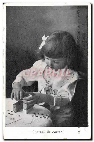 Cartes postales Enfant Chateau de cartes Anniversaire de l&#39ovuerture Pharmacie Nouvelle Gallo Rue Victor Hugo