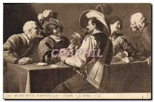 Cartes postales Musee Royale d&#39Anvers Valentin Le Brelan Cartes