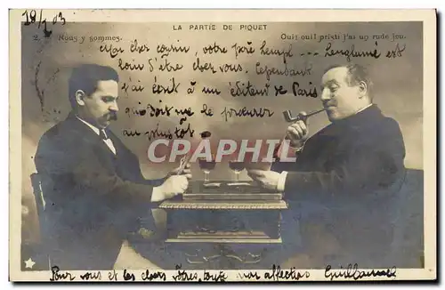 Cartes postales Cartes La partie de piquet
