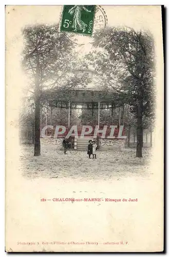 Ansichtskarte AK Kiosque du Jard Chalons sur Marne