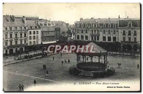 Ansichtskarte AK Kiosque Lorient Place Alsace Lorraine