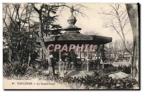 Cartes postales Kiosque Toulouse Le Grand Rond Musique