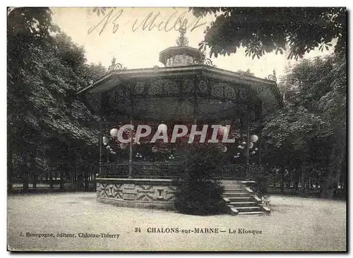 Ansichtskarte AK Kiosque Chalons sur Marne