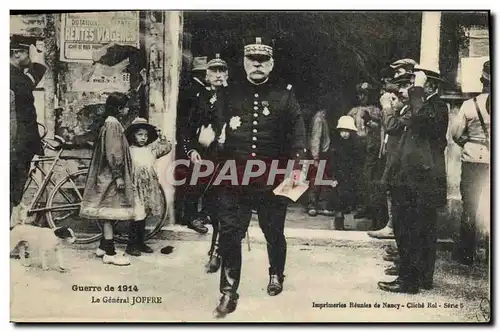 Cartes postales Militaria Le General Joffre Velo Cycle