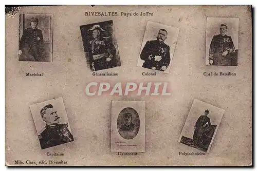 Cartes postales Militaria Rivesaltes Pays de Joffre