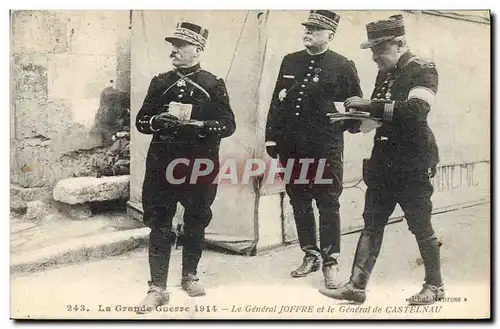 Ansichtskarte AK Militaria Le General Joffre et le General de Castelnau