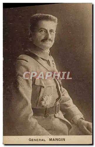 Cartes postales Militaria General Mangin