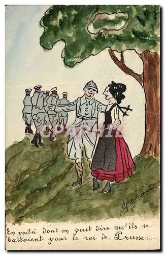 Cartes postales Militaria Alsace