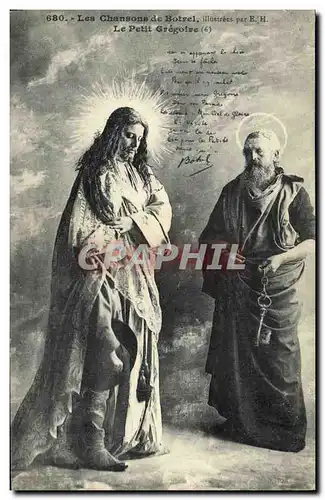 Ansichtskarte AK Folklore Botrel Les chansons de Botrel illustrees Le Petit Gregoire