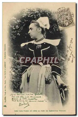 Cartes postales Folklore Botrel Femme