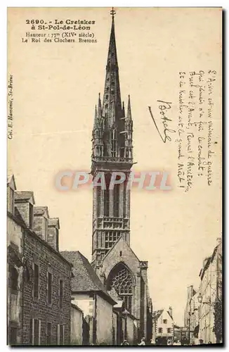 Cartes postales Botrel Le Creisker a St Pol de Leon