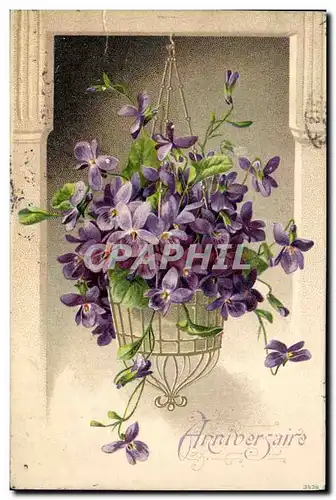 Cartes postales Fantaisie Fleurs