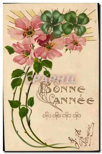 Cartes postales Fantaisie Fleurs