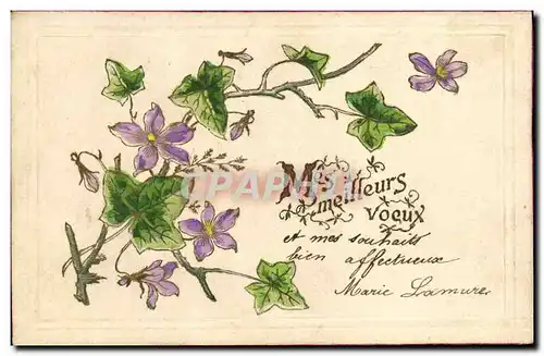 Cartes postales Fantaisie Fleurs