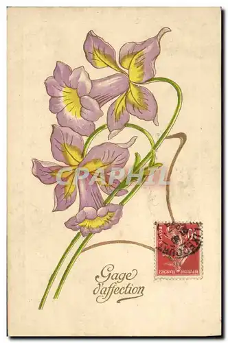 Cartes postales Fantaisie Fleurs