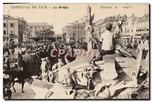 Cartes postales Carnaval de Nice le bridge