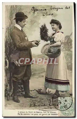 Cartes postales Chasse Femme Chasseur