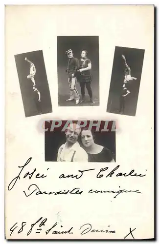 Cartes postales Cirque Josee and Charlie