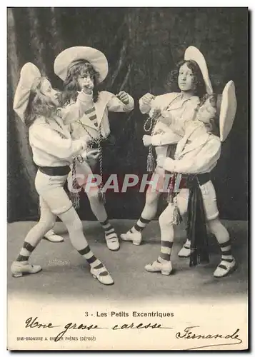 Cartes postales Cirque Enfants Les petits exentriques