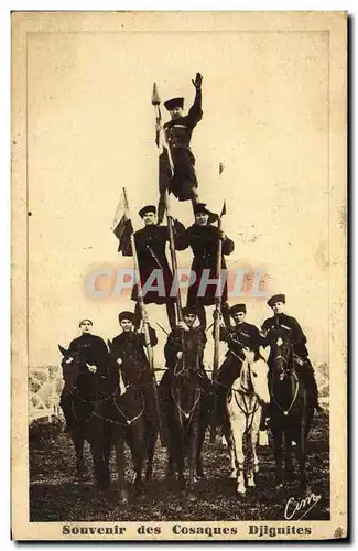 Cartes postales Cirque Souvenir des cosaques Djignites