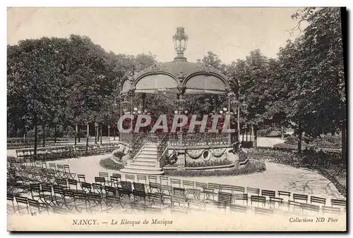 Cartes postales Kiosque de musique Nancy