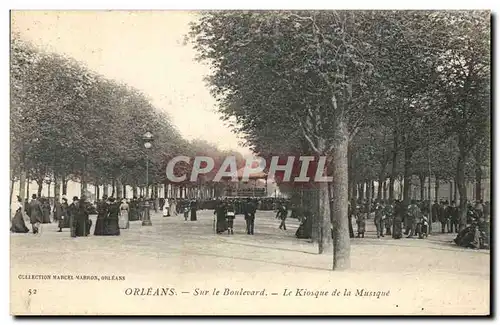 Ansichtskarte AK Kiosque de la musique Sur le boulevard Orleans