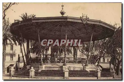 Cartes postales Kiosque de la musique Cannes