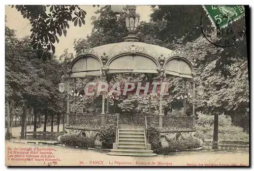 Cartes postales Kiosque de la Pepiniere Nancy